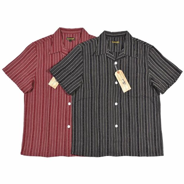 men's casual shirts bob dong striped camp lounge shirt retro short sleeve bowling menswear, White;black
men's casual shirts bob dong striped camp lounge shirt retro short sleeve bowling menswear, White;black