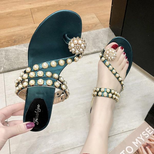 slippers rimocy luxury string bead square heels sandals women white green cross strap woman summer fashion flip flops mujer, Black
slippers rimocy luxury string bead square heels sandals women white green cross strap woman summer fashion flip flops mujer, Black