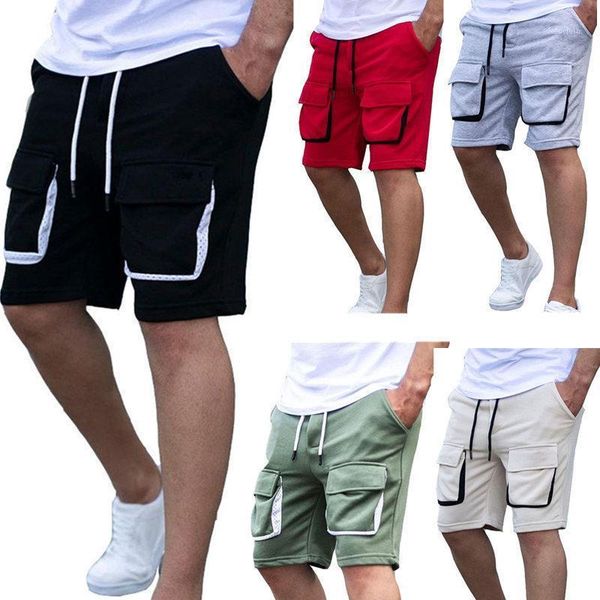 men's shorts cargo pants men 2021 hip hop streetwear gyms fitness jogger pant male summer trend casual five-point, White;black
men's shorts cargo pants men 2021 hip hop streetwear gyms fitness jogger pant male summer trend casual five-point, White;black