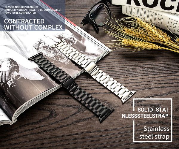 applicable to apple series iwatch1-6 universal stainless steel strap silver black 38-40 42-44mm, Black;brown
applicable to apple series iwatch1-6 universal stainless steel strap silver black 38-40 42-44mm, Black;brown