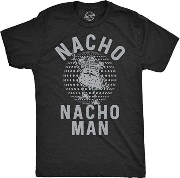 men's t-shirts nacho man t shirts cotton short sleeve men summer tee elastic printing crew comfort soft top, White;black
men's t-shirts nacho man t shirts cotton short sleeve men summer tee elastic printing crew comfort soft top, White;black
