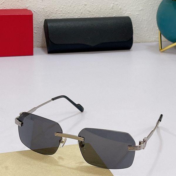sunglasses for men and women summer style 0271 anti-ultraviolet retro plate metal square frameless fashion eyeglasses random box, White;black
sunglasses for men and women summer style 0271 anti-ultraviolet retro plate metal square frameless fashion eyeglasses random box, White;black