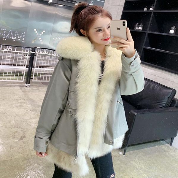 thick warm fashion real fur coat rex liner imported collar famale short jacket 2021 winter parka women's & faux, Black
thick warm fashion real fur coat rex liner imported collar famale short jacket 2021 winter parka women's & faux, Black