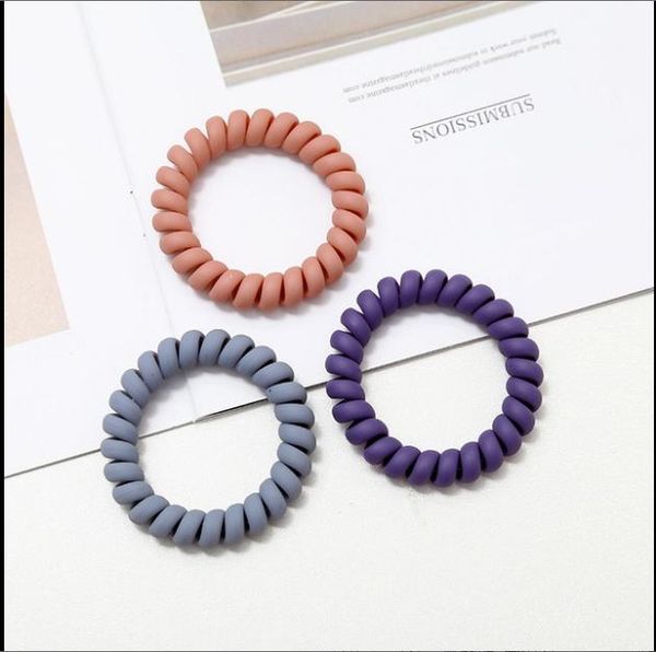frosted colored telephone wire elastic hair bands for girls headwear ponytail holder rubber bands women hair, Slivery;white
frosted colored telephone wire elastic hair bands for girls headwear ponytail holder rubber bands women hair, Slivery;white