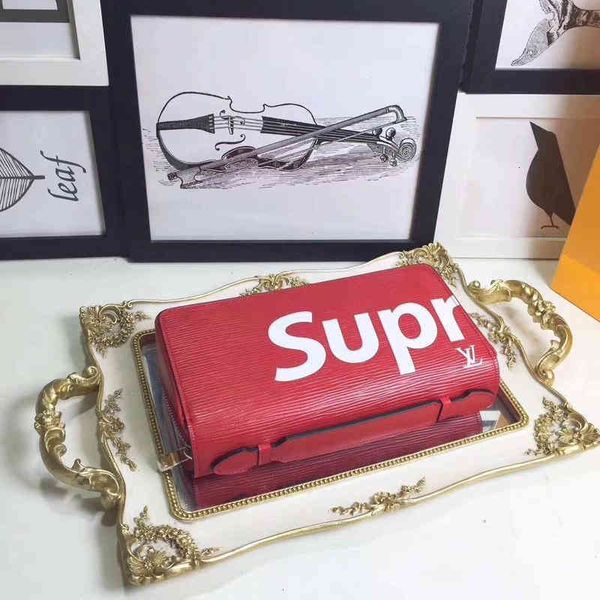 key brand designer luxury m41503 clutches red single zipper clutch men card leather long wallet chain evening wallets compact purse, Black;red
key brand designer luxury m41503 clutches red single zipper clutch men card leather long wallet chain evening wallets compact purse, Black;red