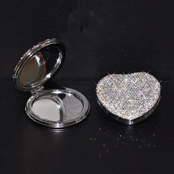 mirrors bling luxury crystal makeup mirror round heart-shaped portable princess beauty two-side fold small tool for girl gifts
mirrors bling luxury crystal makeup mirror round heart-shaped portable princess beauty two-side fold small tool for girl gifts