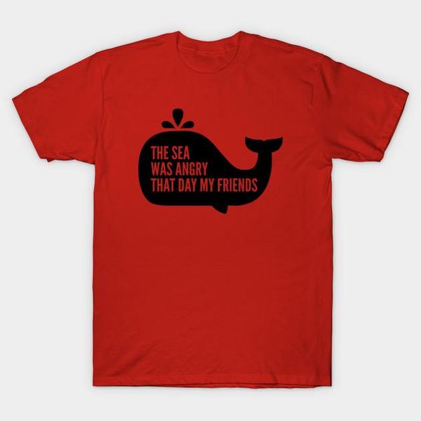 the sea was angry that day my friends. unique whale silhouette t-shirt. summer cotton short sleeve o-neck mens t shirt s-3xl men's t-sh, White;black
the sea was angry that day my friends. unique whale silhouette t-shirt. summer cotton short sleeve o-neck mens t shirt s-3xl men's t-sh, White;black