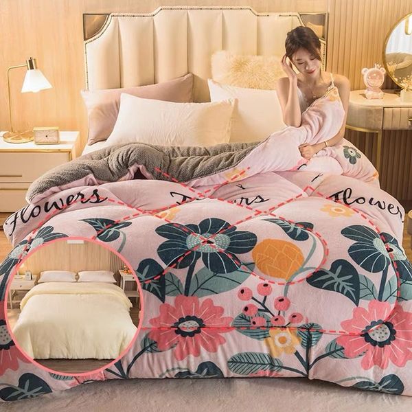 comforters & sets lamb wool thick warm 6kg winter quilts duvet home luxury printed quilt spring autumn blanket bedding comforter quilted
comforters & sets lamb wool thick warm 6kg winter quilts duvet home luxury printed quilt spring autumn blanket bedding comforter quilted