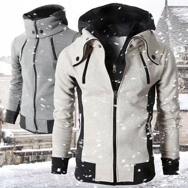 men's hoodies & sweatshirts coat spring and summer hooded color matching casual outdoor wear, Black
men's hoodies & sweatshirts coat spring and summer hooded color matching casual outdoor wear, Black