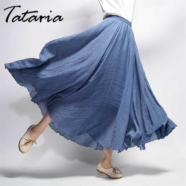 1 cotton linen skirt woman high waisted pleated a-line women vintage elastic waist solid color ankle length 210514, Black
1 cotton linen skirt woman high waisted pleated a-line women vintage elastic waist solid color ankle length 210514, Black