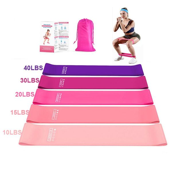 set of 5 resistance loop exercise bands home workout training rubber fitness gum with instruction guide and carry bag
set of 5 resistance loop exercise bands home workout training rubber fitness gum with instruction guide and carry bag