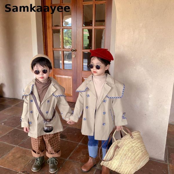 coat 3-9y girls trench spring autumn kids long jacket baby boys windbreaker children's solid color coats double-breasted clothing y54, Blue;gray
coat 3-9y girls trench spring autumn kids long jacket baby boys windbreaker children's solid color coats double-breasted clothing y54, Blue;gray