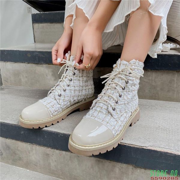 boots fashion 2021 autumn winter lace up ankle plaid cross tied low heel woman shoes black beige biker boot plus size
boots fashion 2021 autumn winter lace up ankle plaid cross tied low heel woman shoes black beige biker boot plus size