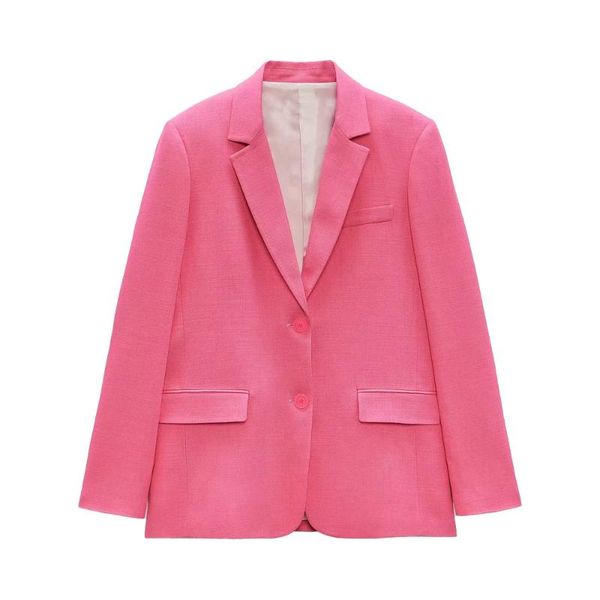 women 2021 fashion red office wear single button blazers coat vintage long sleeve pockets female outerwear chic women's suits &, White;black
women 2021 fashion red office wear single button blazers coat vintage long sleeve pockets female outerwear chic women's suits &, White;black