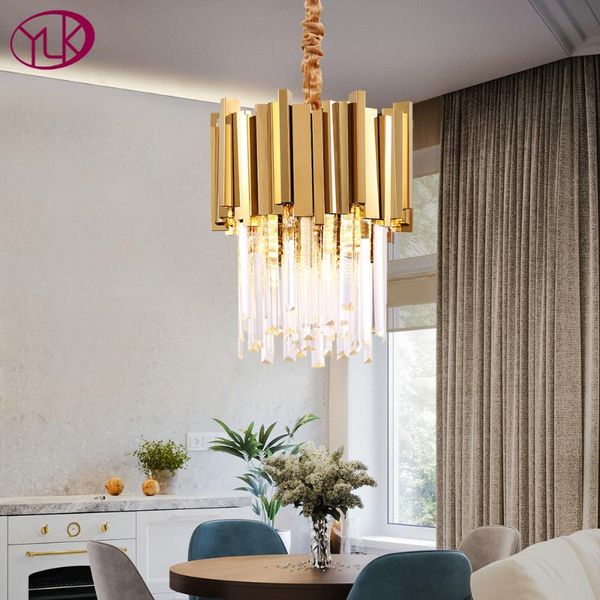 modern crystal chandelier for dining room luxury kitchen island chain cristal lamp home decor gold stainless steel light fixture chandeliers
modern crystal chandelier for dining room luxury kitchen island chain cristal lamp home decor gold stainless steel light fixture chandeliers