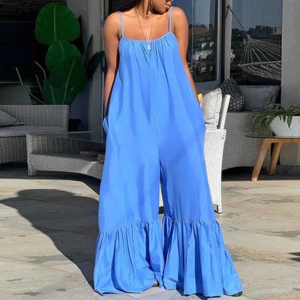women's jumpsuits & rompers summer lady sleeveless sling jumpsuit off shoulder flare pants solid romper women fashi isz3, Black;white
women's jumpsuits & rompers summer lady sleeveless sling jumpsuit off shoulder flare pants solid romper women fashi isz3, Black;white