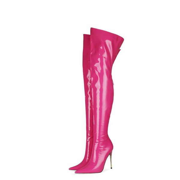 boots arden furtado 2021 winter fashion women's pointed toe patent leather high zipper over the knee ladies stilettos heels 45, Black
boots arden furtado 2021 winter fashion women's pointed toe patent leather high zipper over the knee ladies stilettos heels 45, Black
