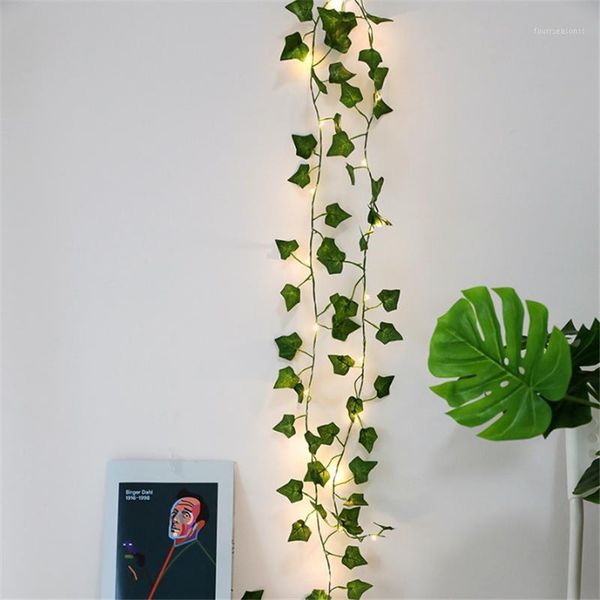 party decoration 2m 20 led simulation rattan leaf copper wire lights string christmas garland wedding for home jungle1
party decoration 2m 20 led simulation rattan leaf copper wire lights string christmas garland wedding for home jungle1