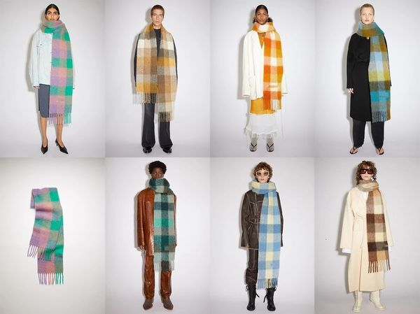 ac studios men and women general style cashmere scarf designer acne blanket women's colorful plaid tzitzit imitation, Blue;gray
ac studios men and women general style cashmere scarf designer acne blanket women's colorful plaid tzitzit imitation, Blue;gray