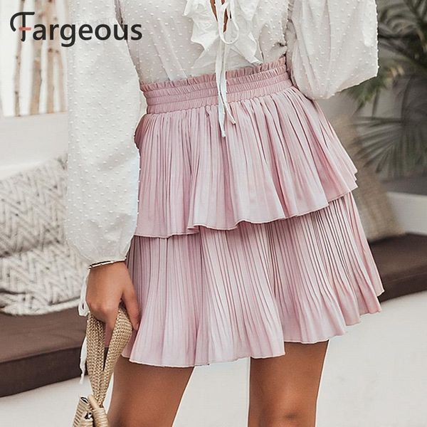 skirts fargeous sweet pink short cake girl casual elastic waist pleated mini 2021 summer women holiday fashion skirt, Black
skirts fargeous sweet pink short cake girl casual elastic waist pleated mini 2021 summer women holiday fashion skirt, Black