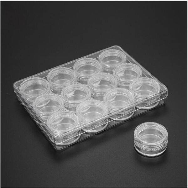 storage bottles & jars 5gx12 clear plastic bottle pot jar tin for eye serum essence sample cream shadow powder art nail skin care cosmetic p
storage bottles & jars 5gx12 clear plastic bottle pot jar tin for eye serum essence sample cream shadow powder art nail skin care cosmetic p
