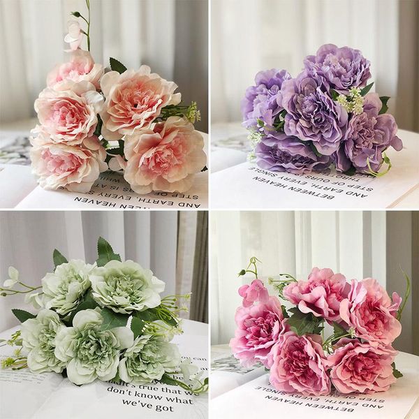 beautiful 5 big head peony flower silk artificial family garden party wedding decoration diy decorative flowers & wreaths
beautiful 5 big head peony flower silk artificial family garden party wedding decoration diy decorative flowers & wreaths