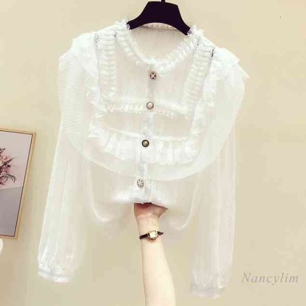blouses ruffled stitching pleating sweet lace shirt women's spring design long sleeve blouse lady's blusa white black
blouses ruffled stitching pleating sweet lace shirt women's spring design long sleeve blouse lady's blusa white black