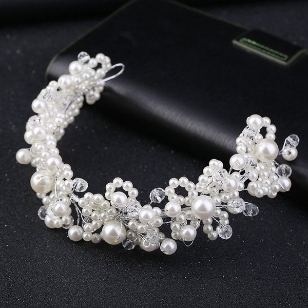 luxury flower faux pearl hair jewelry for women handmade tiara bridal hair bands wedding hair accessories gift headpieces, Silver
luxury flower faux pearl hair jewelry for women handmade tiara bridal hair bands wedding hair accessories gift headpieces, Silver