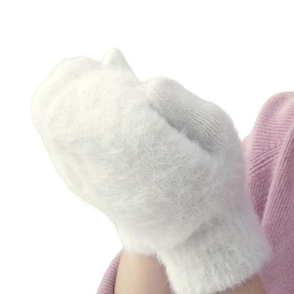 five fingers gloves winter warm fur women outdoor thickened woolen ladies gifts, Blue;gray
five fingers gloves winter warm fur women outdoor thickened woolen ladies gifts, Blue;gray