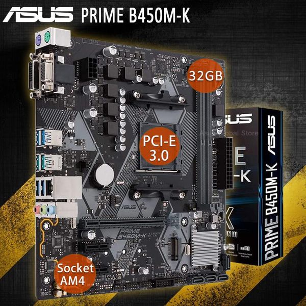 motherboards asus prime b450m-k amd b450 socket am4 motherboard pci-e 3.0 2 ddr4 32gb 4 sata iii 1 m.2 usb 2.0 placa-mãe
motherboards asus prime b450m-k amd b450 socket am4 motherboard pci-e 3.0 2 ddr4 32gb 4 sata iii 1 m.2 usb 2.0 placa-mãe