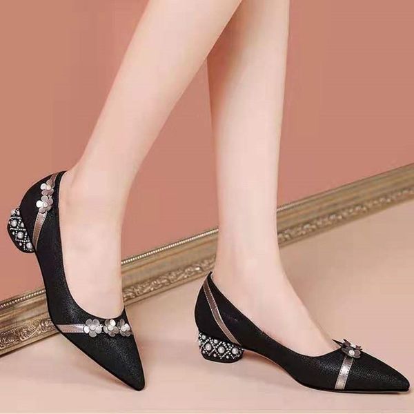dress shoes zapatos de mujer women casual sweet spring slip on square heel sapatos femininas lady cool black comfort b9166
dress shoes zapatos de mujer women casual sweet spring slip on square heel sapatos femininas lady cool black comfort b9166