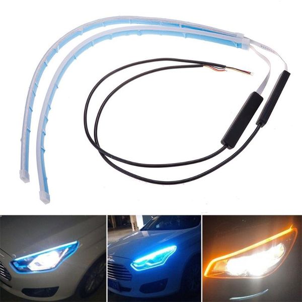 emergency lights 2pcs ultrafine cars drl led daytime running white turn signal yellow guide strip for headlight assembly drop
emergency lights 2pcs ultrafine cars drl led daytime running white turn signal yellow guide strip for headlight assembly drop