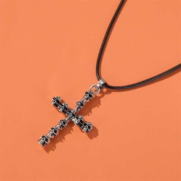 necklaces for women retro cross skull ancient silver colour necklace gothic halloween men's choker chain jewelry gift 2021 trend pendan
necklaces for women retro cross skull ancient silver colour necklace gothic halloween men's choker chain jewelry gift 2021 trend pendan