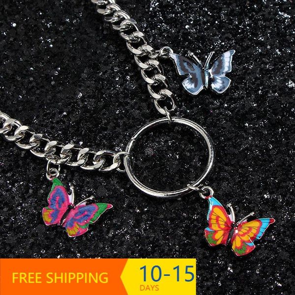 chains 2021 trendy colorful butterfly pendant necklace for women silver color clavicle chain statement boho jewelry gift
chains 2021 trendy colorful butterfly pendant necklace for women silver color clavicle chain statement boho jewelry gift