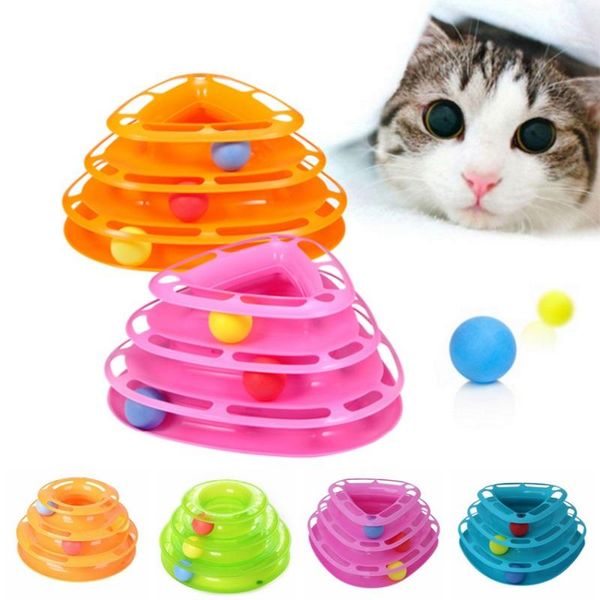 cat toys 2021 three levels pet toy tower tracks disc intelligence amusement triple pay ball training plate
cat toys 2021 three levels pet toy tower tracks disc intelligence amusement triple pay ball training plate