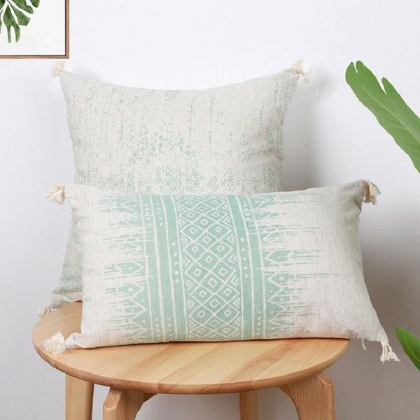 pillow case cushion cover pillowcase living room linen with tassles for home decoration green vintage
pillow case cushion cover pillowcase living room linen with tassles for home decoration green vintage