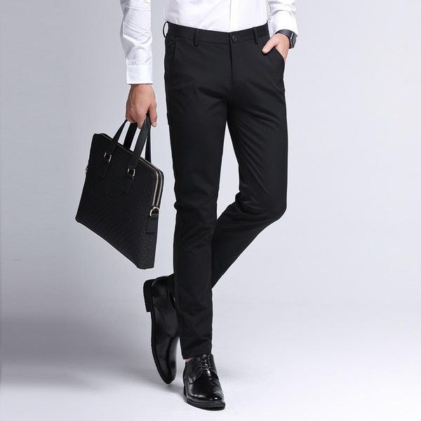men's suits & blazers casual trousers two 2021 spring and autumn business dress youth slim, White;black
men's suits & blazers casual trousers two 2021 spring and autumn business dress youth slim, White;black