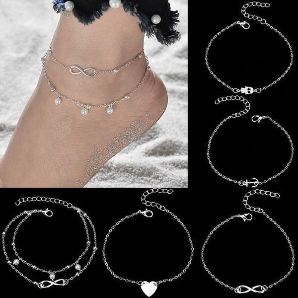 anklets 5pcs anklet chain set heart-shaped pearl beach bracelet for women charm foot bangle jewelry, Red;blue
anklets 5pcs anklet chain set heart-shaped pearl beach bracelet for women charm foot bangle jewelry, Red;blue