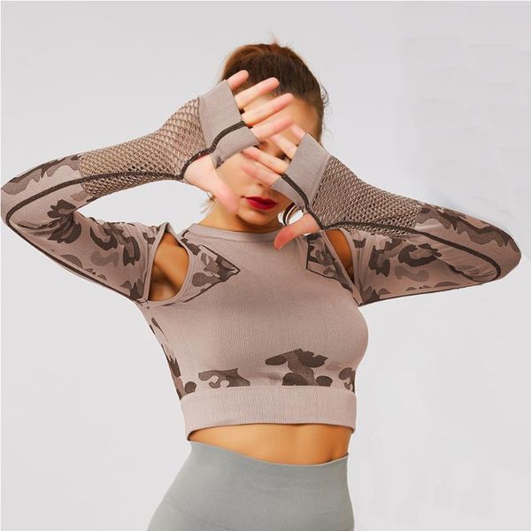 yoga outfit camouflage shirt women's seamless quick dry short t gym fitness running shirts push up workout apparel
yoga outfit camouflage shirt women's seamless quick dry short t gym fitness running shirts push up workout apparel