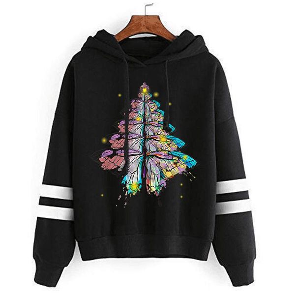 men's hoodies & sweatshirts hoodie oversized colorful butterfly christmas tree print sweatshirt 2021 harajuku casual pullover loose clo, Black
men's hoodies & sweatshirts hoodie oversized colorful butterfly christmas tree print sweatshirt 2021 harajuku casual pullover loose clo, Black