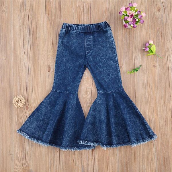 fashion toddler kids girl jeans bell-bottomed pants outfits 2-7y elastic high waist ripped flare trousers denim, Blue
fashion toddler kids girl jeans bell-bottomed pants outfits 2-7y elastic high waist ripped flare trousers denim, Blue