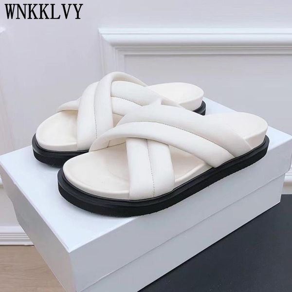 solid color flat slippers beach women slides thick sole crossover vacotion sandals platform casual dress flipflops mules, Black
solid color flat slippers beach women slides thick sole crossover vacotion sandals platform casual dress flipflops mules, Black