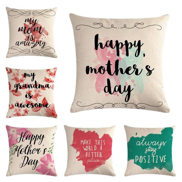 mother's day cushion cover cotton linen square throw pillow love birthday gifts decorative home 45x45cm case cushion/decorative
mother's day cushion cover cotton linen square throw pillow love birthday gifts decorative home 45x45cm case cushion/decorative