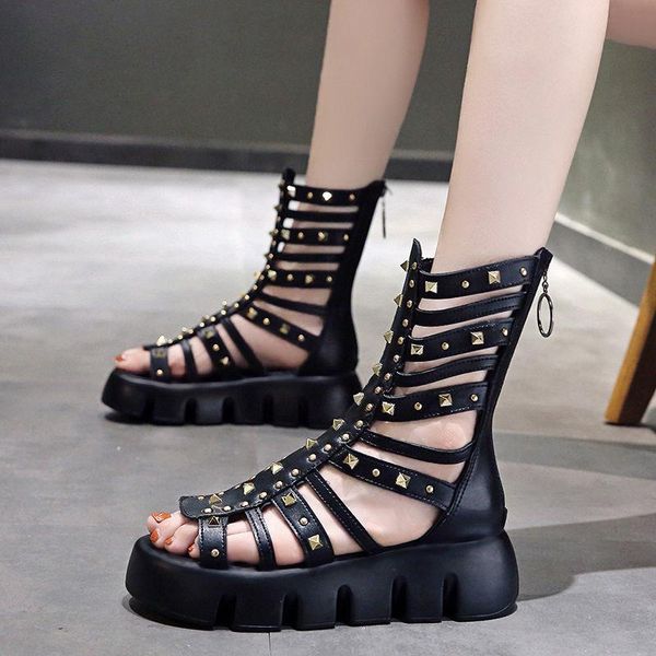 sandals thick bottom platform woman,2021 summer heels,girls rivets gladiatoer shoes,open toe,back zip,white,black
sandals thick bottom platform woman,2021 summer heels,girls rivets gladiatoer shoes,open toe,back zip,white,black