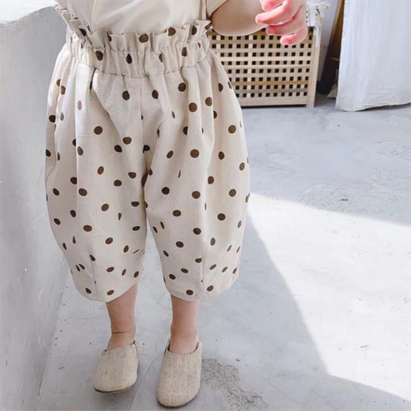 summer polka dot baby girls cotton linen pants casual loose toddlers kids bud trousers children clothes, Blue
summer polka dot baby girls cotton linen pants casual loose toddlers kids bud trousers children clothes, Blue