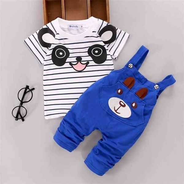 summer toddler boys clothing set cartoon panda baby short-sleeve t-shirt bib pants 2pcs outfit kids jumpsuit suit for 1-4y 210326, White
summer toddler boys clothing set cartoon panda baby short-sleeve t-shirt bib pants 2pcs outfit kids jumpsuit suit for 1-4y 210326, White