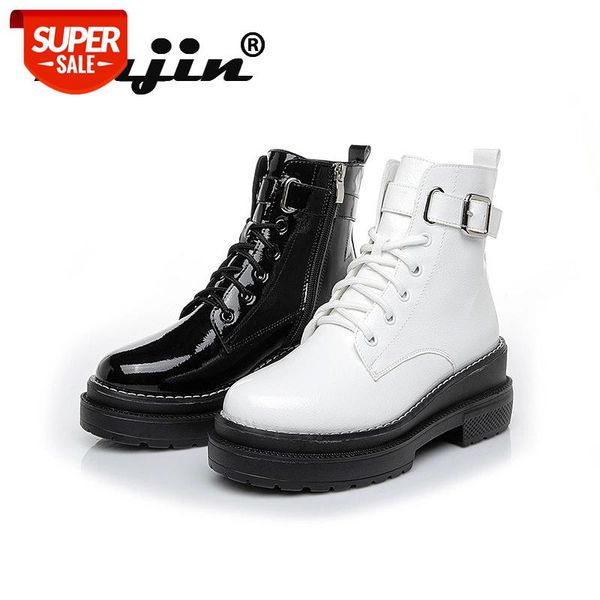 fujin snow boots women patent leather buckle black white ankle boots for women platform heel warm plush fur winter #hi3y
fujin snow boots women patent leather buckle black white ankle boots for women platform heel warm plush fur winter #hi3y