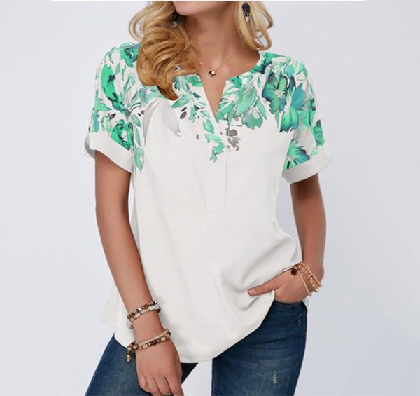 women's t-shirt summer women fashion shirt loose split fork v-neck print casual short-sleeve ladies female tee camisetas de mujer, White
women's t-shirt summer women fashion shirt loose split fork v-neck print casual short-sleeve ladies female tee camisetas de mujer, White