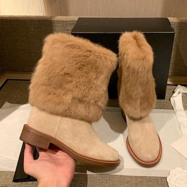 boots cute luxury fur square heels winter brand design warm flock women shoes fashion ankle slip-on female, Black
boots cute luxury fur square heels winter brand design warm flock women shoes fashion ankle slip-on female, Black