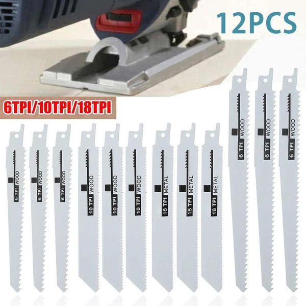 hand tools 12 pcs reciprocating saw blade high strength for wood metal pvc tube cutting 6/8 inch 6tpi / 10tpi 18tpi blades
hand tools 12 pcs reciprocating saw blade high strength for wood metal pvc tube cutting 6/8 inch 6tpi / 10tpi 18tpi blades